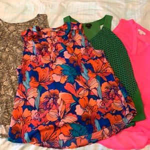 4 Sleeveless Blouses